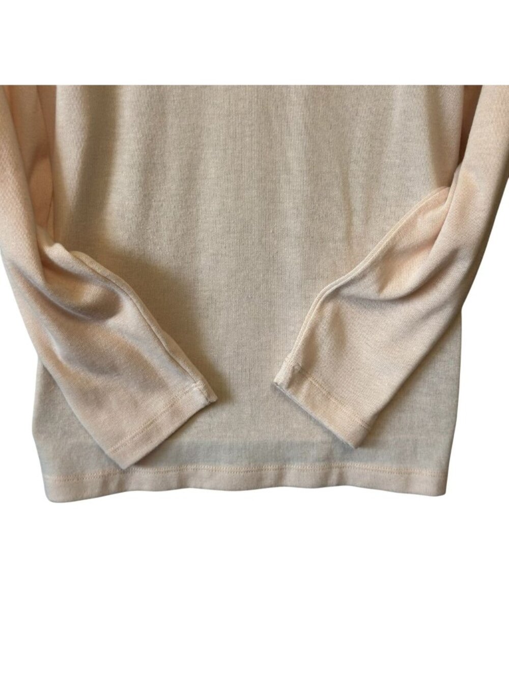 Rebecca Malone XL Womens V-Neck Top w/ Silver Embellishments Pink Long Sleeves - Picture 12 of 16